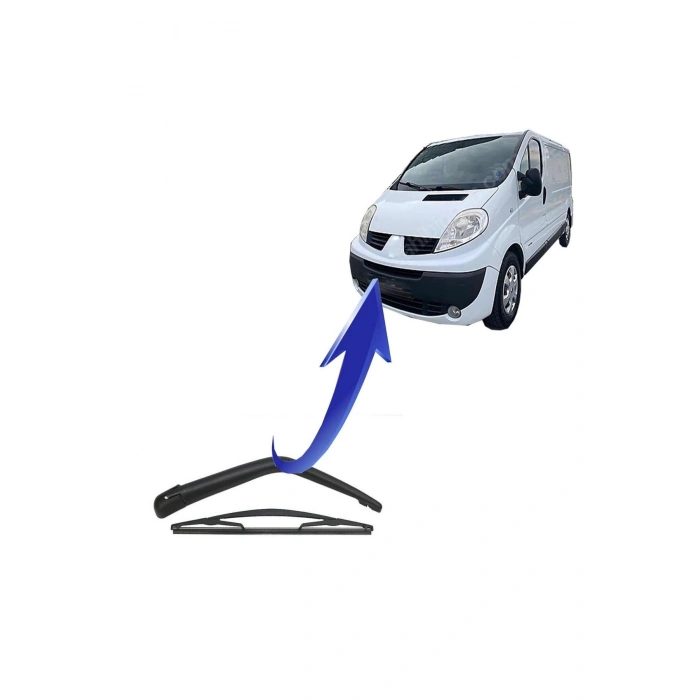 Renault Traffic Arka Silecek Kolu ve Süpürgesi 2001-2014