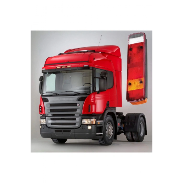 Scania P-g-r-t Serisi Sol Arka Stop Lambası Kablolu Plakalı