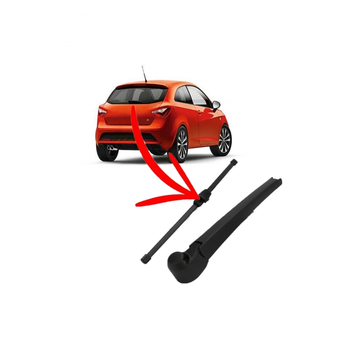 Seat İbiza Arka Silecek Süpürgesi ve Kolu 2011--2017