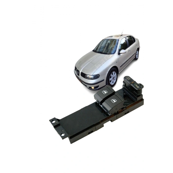 Seat Leon - Toledo Sol Ön Çiftli Cam Anahtar Düğmesi 1998-2005