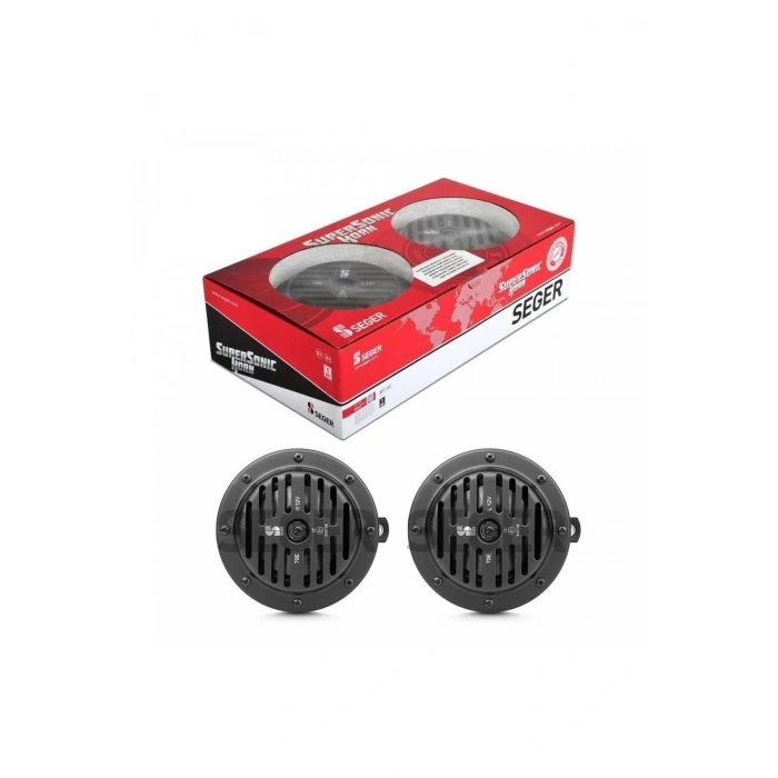 Seger Süpersonic Korna Seti Ince + Kalın Takım 390/320 Hz 118 Db