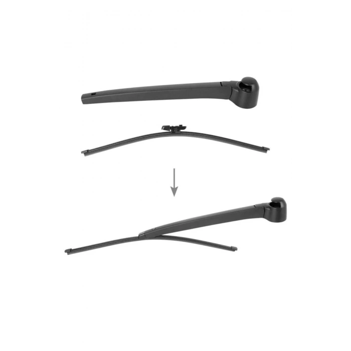 Skoda Superb Uyumlu Arka Cam Silecek Kolu Ve Süpürgesi 2008-2015
