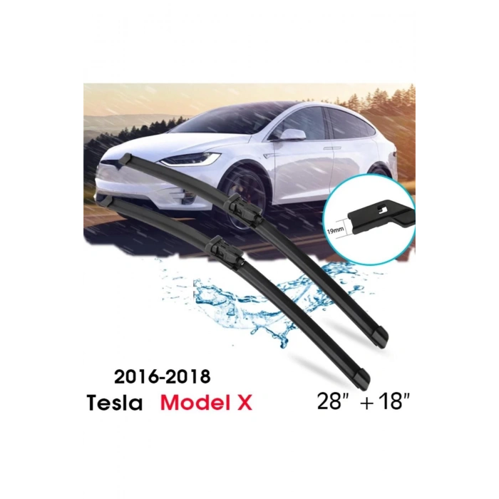 Tesla Model X Ön Cam Muz Silecek Takımı 2016-2018
