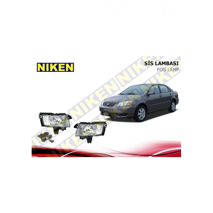 Toyota Corolla Sis Lambası Sağ + Sol Takım Tesisatlı 2005--2008