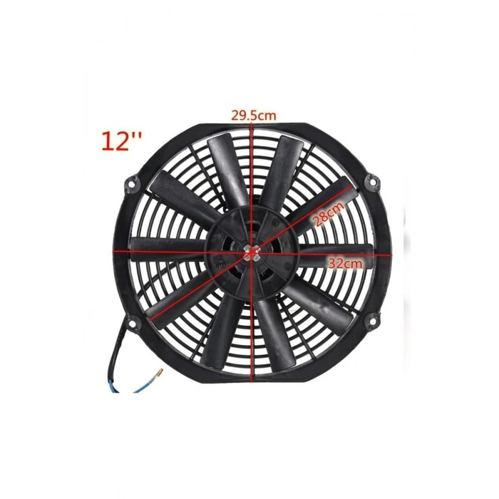 Üniversal Aksiyel Fan Motoru 24 Volt 12Inch Emici 282528038