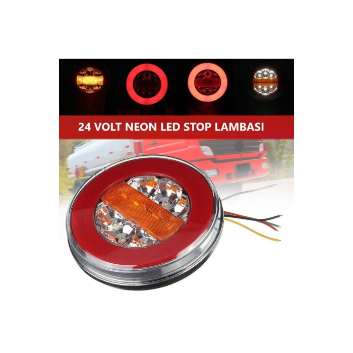 ÜNİVERSAL LED STOP LAMBASI NEON LED 24 VOLT 43 LEDLİ