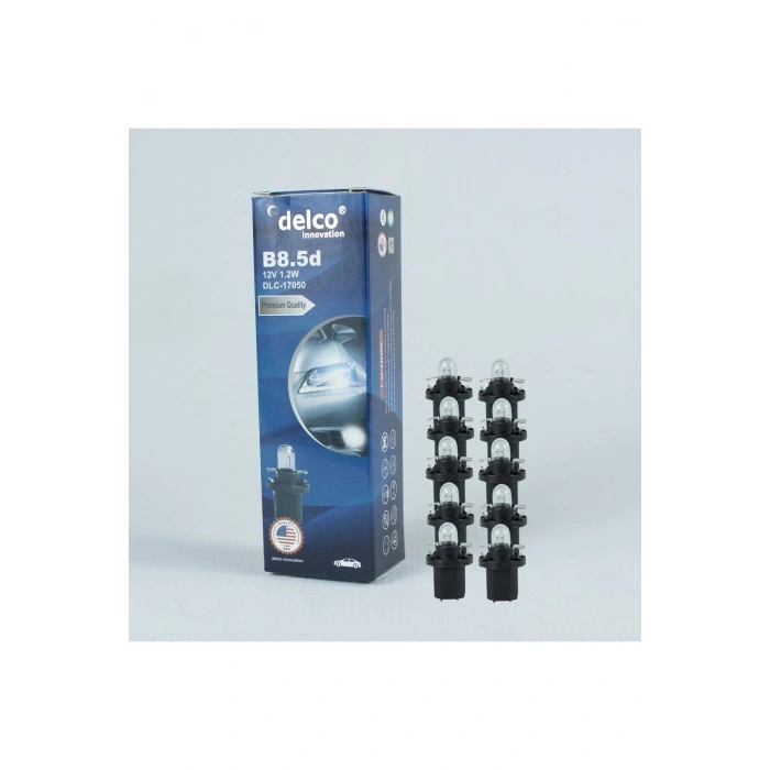 U.s.a B8.5d 1.2w Duylu Gösterge Ampulü 12 Volt 10 Adet