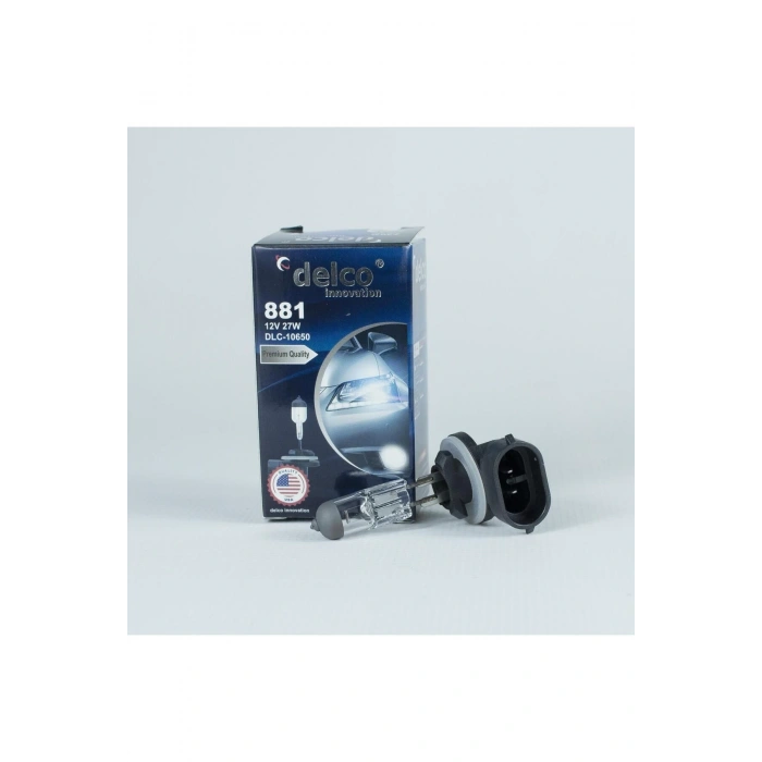 U.s.a H27 881 Sis Farı Ampulü 12 Volt 27w Eğri Soket 10 Adet