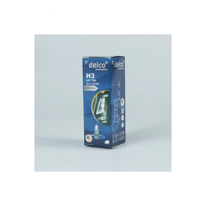 U.S.A H3 24 VOLT +%30 FAZLA IŞIK HALOGEN AMPUL PK22S 10 ADET