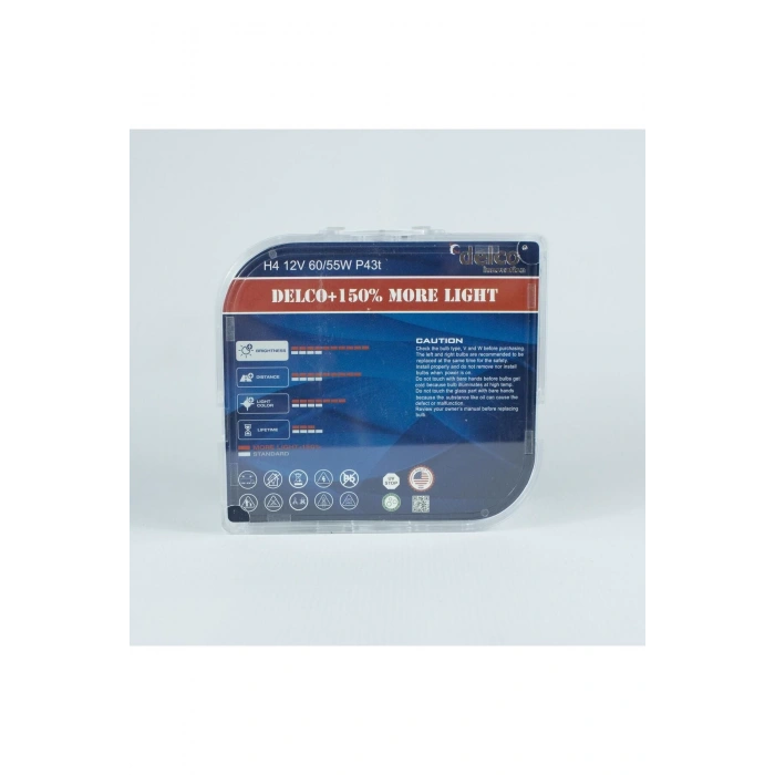 U.S.A H4 X-TREME VİSİON +%150 FAZLA IŞIK FAR AMPULÜ 12 VOLT