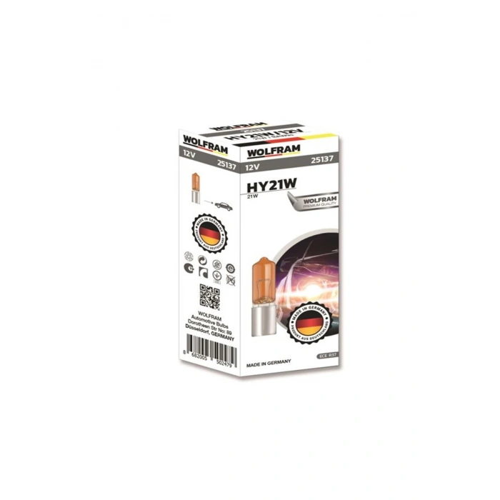 Uyumlu 25137 12v Ampül H21 21 Walt Sarı Civali Mercekli 2 Adet