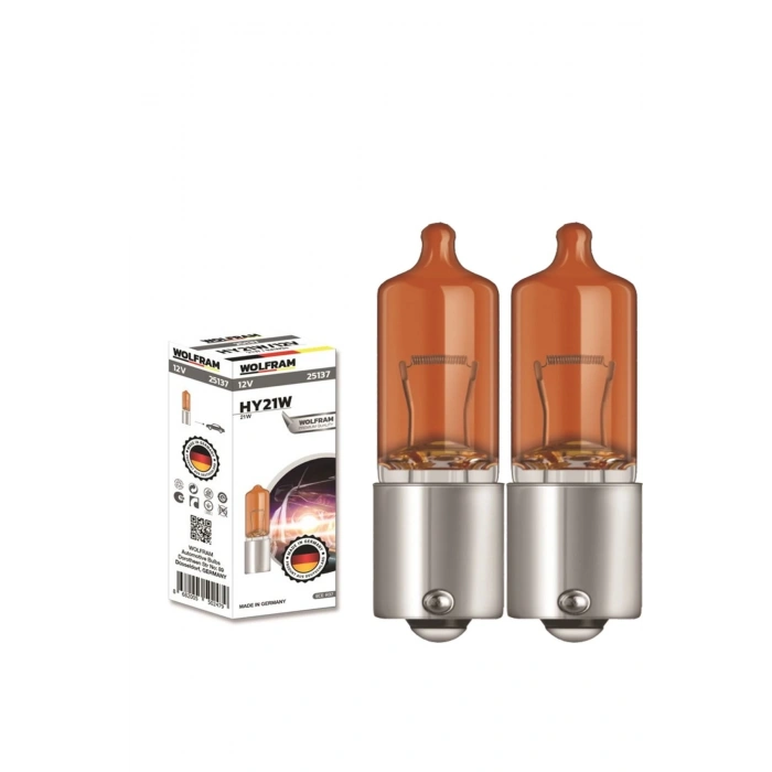 Uyumlu 25137 12v Ampül H21 21 Walt Sarı Civali Mercekli 2 Adet