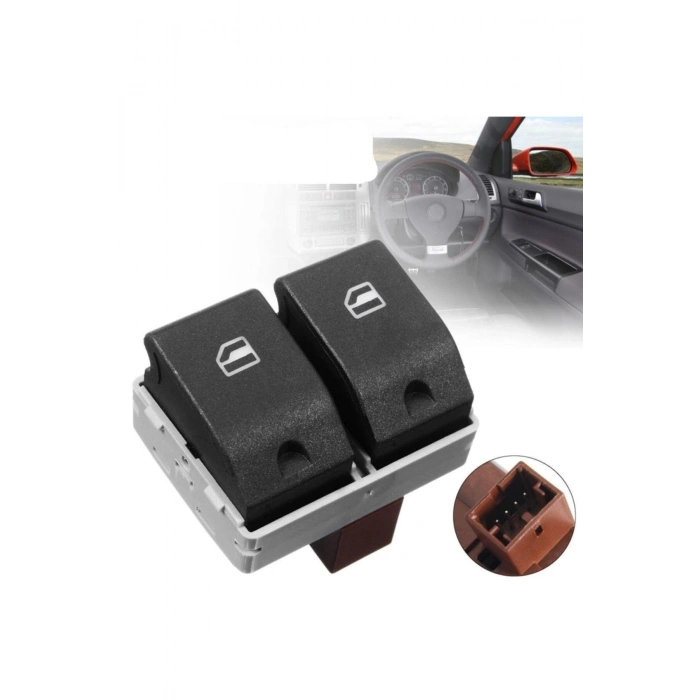 Volkswagen 2001 2009 Model Polo Çiftli Cam Düğmesi