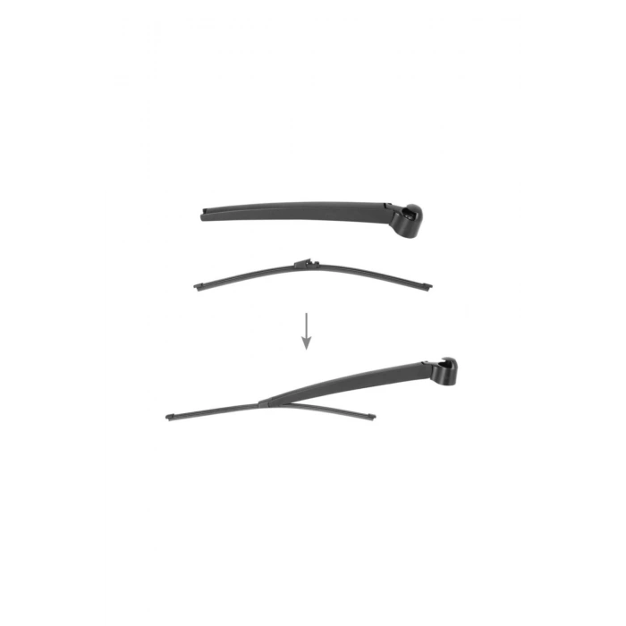 Volkswagen Caddy Arka Silecek Kolu Ve Süpürgesi 2003--2014