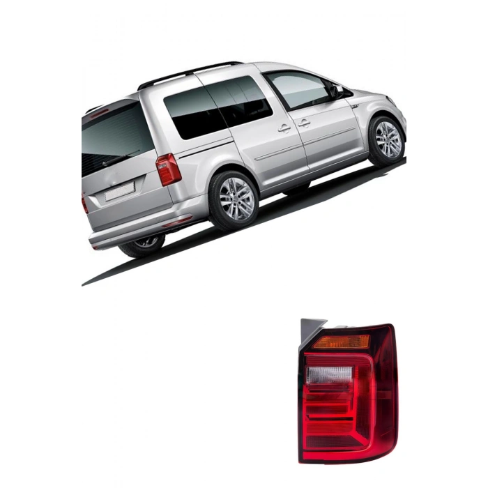 Volkswagen Caddy Sağ Arka Stop Lambası 2015--2018