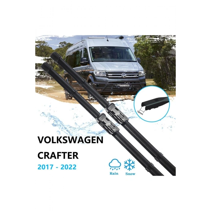 VOLKSWAGEN CRAFTER ÖN CAM MUZ SİLECEK TAKIMI 2017--2022