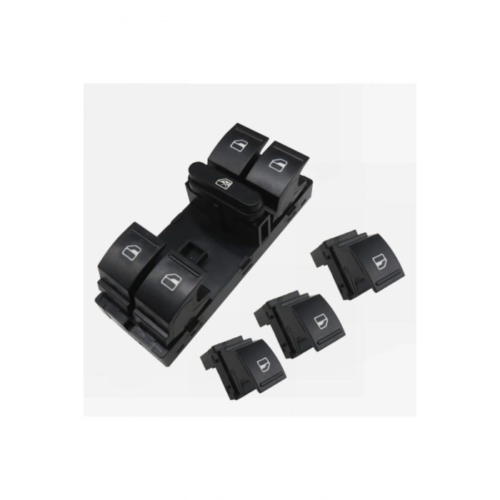 Volkswagen Golf 5 - 6 Cam Düğmesi Anahtarı Takımı 2005-2012