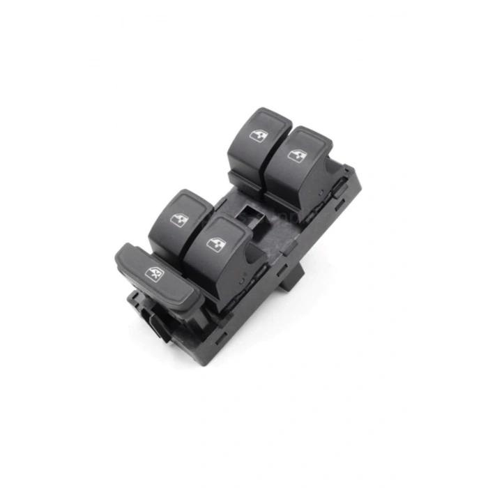 Volkswagen Golf Uyumlu  7 Sol Dörtlü Cam Düğmesi 2013--2018