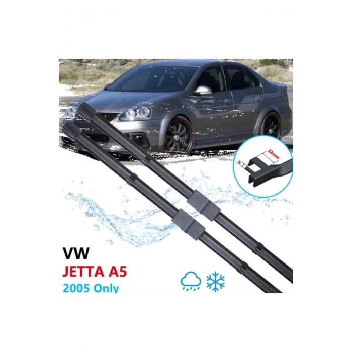 Volkswagen Jetta Ön Cam Muz Silecek Takımı 2005-2006