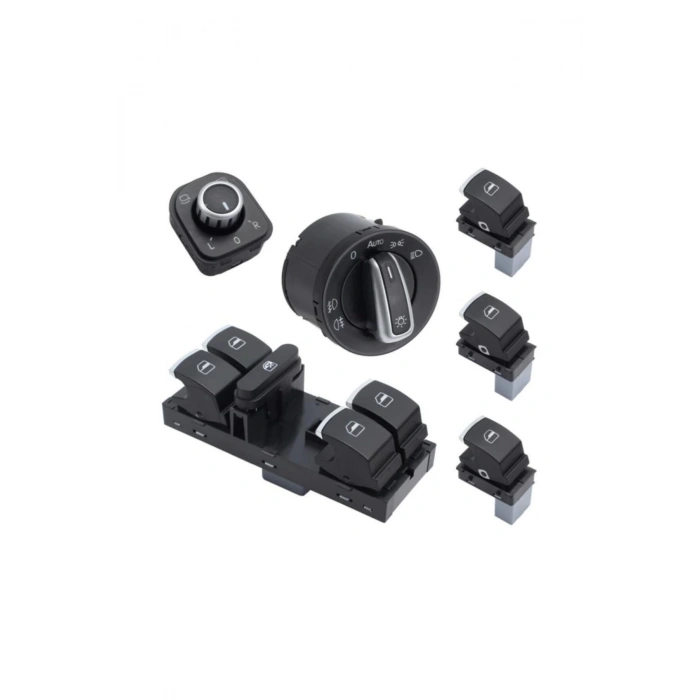 Volkswagen Passat B6 - Cc Cam Ve Far Açma Düğme Seti Garantili