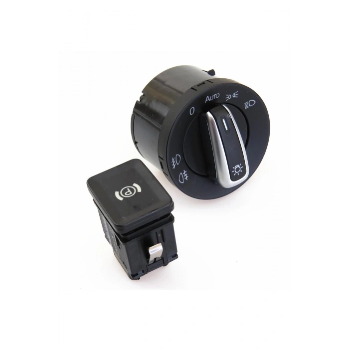 Volkswagen Passat B6 - Vw Cc Krom Far Anahtarı ve El Fren Düğmesi