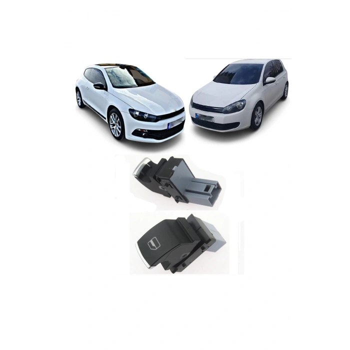 Volkswagen Passat . Golf . Scrocco Tekli Cam Düğmesi