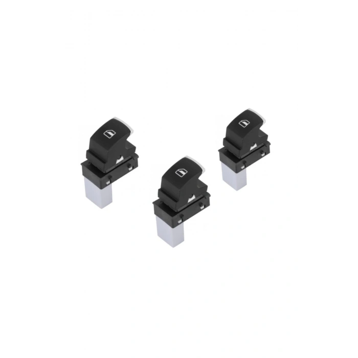 Volkswagen Polo Cam Dügmesi Anahtari Takimi 2009--2013 Krom 438532379