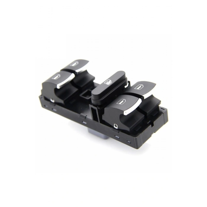 Volkswagen Polo Kasa Sol Dörtlü Cam Açma Düğmesi Anahtarı 2009-2014 Krom