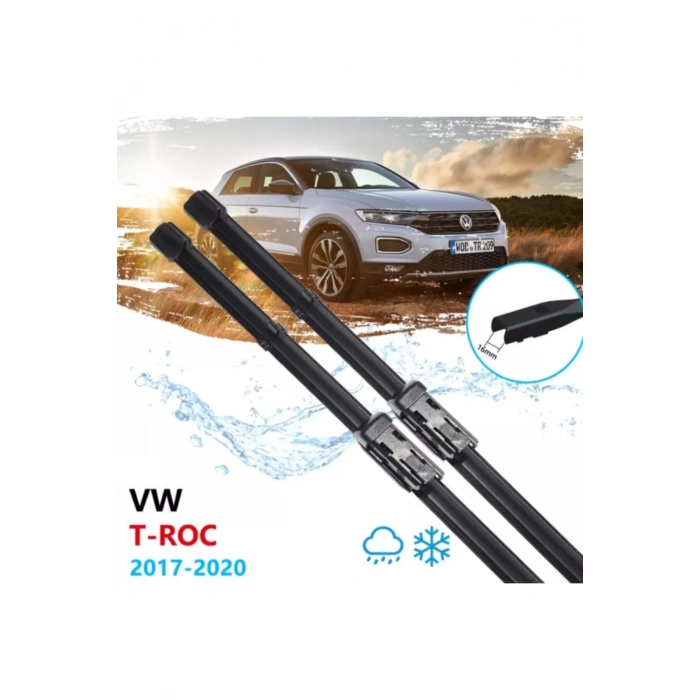 Volkswagen T-roc Ön Cam Silecek Süpürgesi Takımı 2017--2020