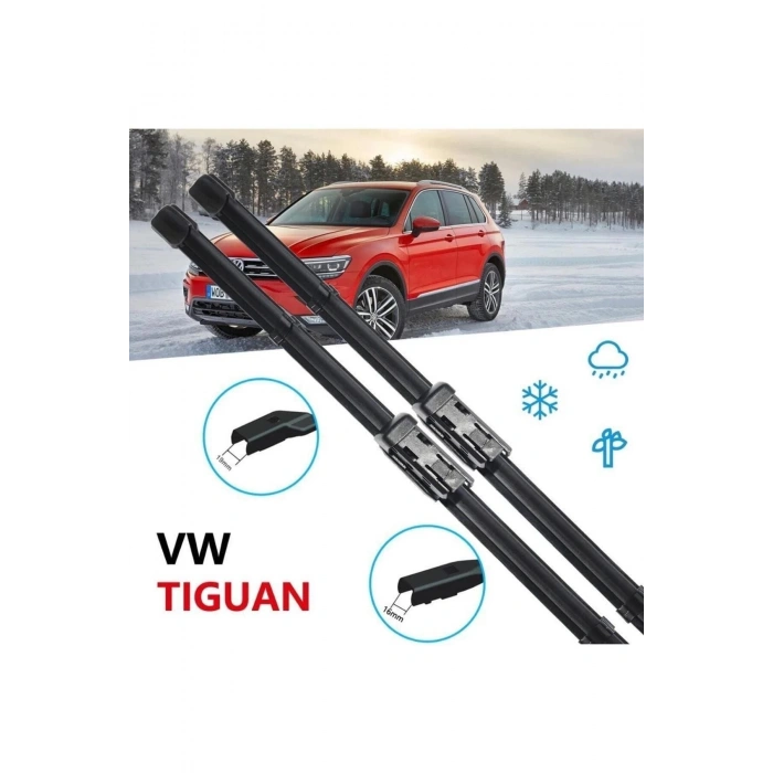 Volkswagen Tiguan Ön Cam Muz Silecek Takımı 2016--2020