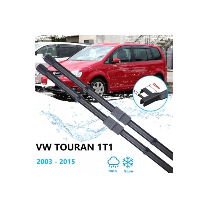 VOLKSWAGEN TOURAN ÖN CAM MUZ SİLECEK TAKIMI 2003--2015