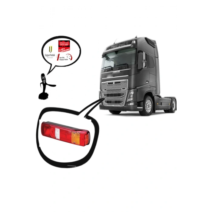 Volvo Fh Iı Fm Iı Sağ Stop Lambası Yan Soketli