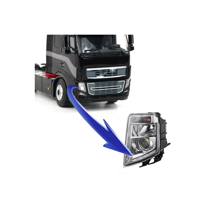 Volvo Fh II Mp III Motorlu Sağ Ön Far 2008-2014