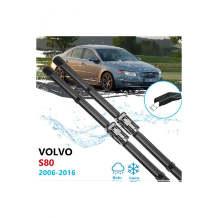 VOLVO S80 ÖN CAM MUZ SİLECEK TAKIMI 2008--2016