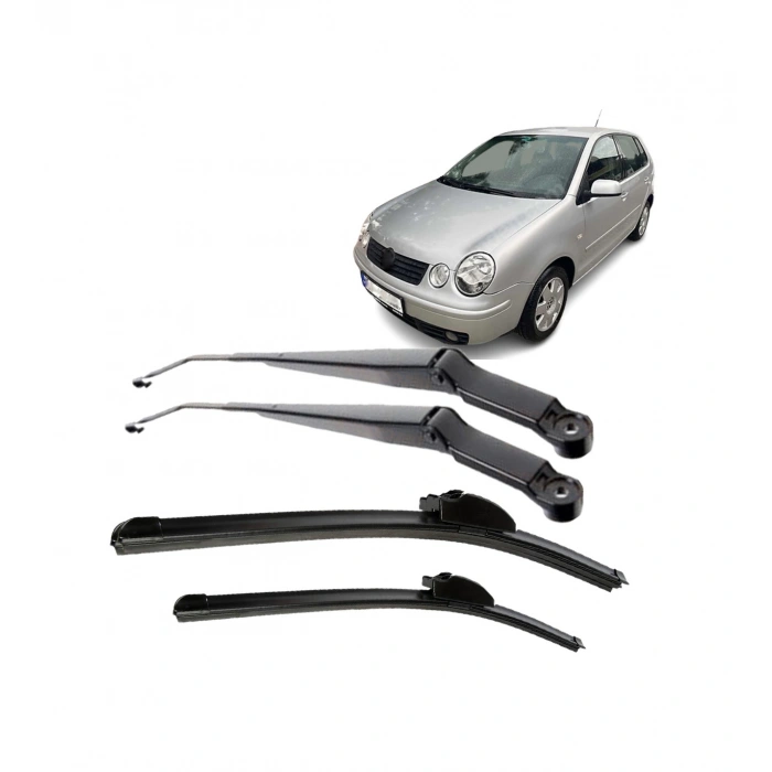 VW POLO ÖN SİLECEK KOLU VE SÜPÜRGESİ SETİ 2001 -- 2005