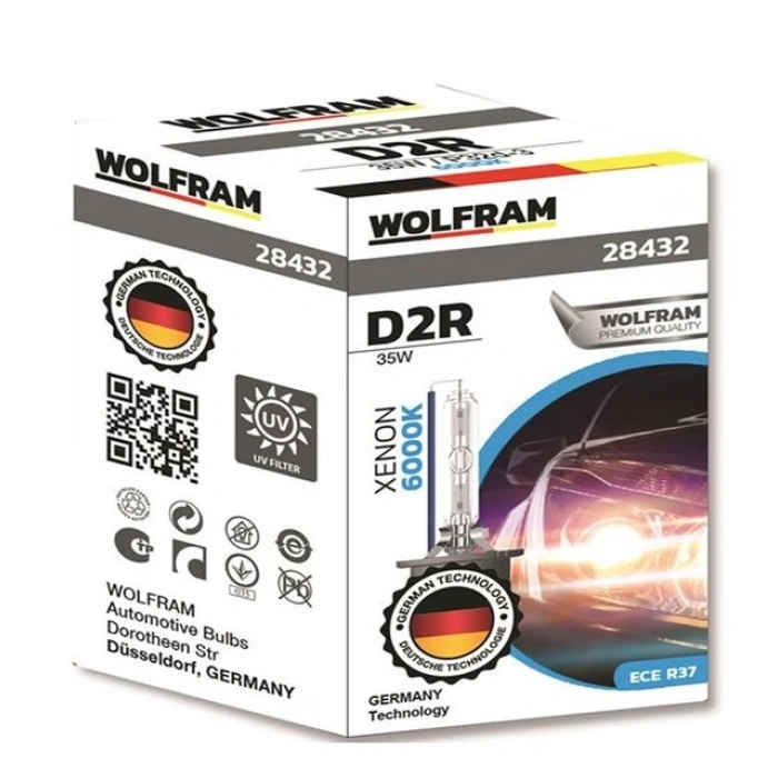 WOLFRAM D2R XENON AMPÜL 6000 KELVİN