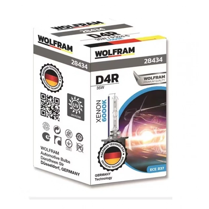 WOLFRAM D4R XENON AMPÜL 6000 KELVİN