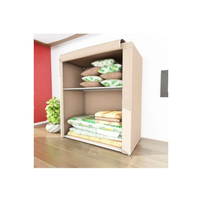 Yorgan Hurcu Yüklük Çelik Profilli Portatif Bez Dolap Kumaş Gardırop