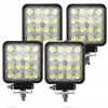 4 ADET 16 LEDLİ OFF ROAD ÇALIŞMA VE SİS LAMBASI 48WATT 12 & 24 VO