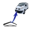 RENAULT TRAFFİC ARKA SİLECEK KOLU VE SÜPÜRGESİ 2001--2014
