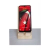 Dekoratif Ahşap Masaüstü Telefon Standı