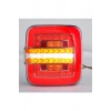Kare Led Stop Kayar Sinyalli 12 Volt Neon Lamba