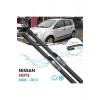 Nissan Note Ön Cam Muz Silecek Takımı 2006-2013