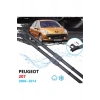 Peugeot 207 Ön Cam Silecek Süpürgesi Takımı 2006--2014