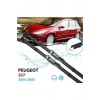 Peugeot 307 Ön Cam Silecek Süpürgesi Takımı 2005-2007 Uyumlu