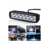 Sis Farı Sis Ledi Motorsiklet Forklift 6 Ledli 12 Volt