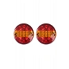 Tır Dorse Çekici Led Arka Stop Lambası 2 Adet 24 Volt Yuvarlak Stop