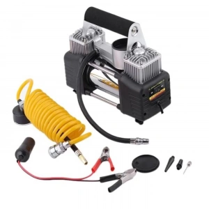 ÇİFT PİSTONLU LASTİK HAVA KOMPRESÖRÜ JUMBO ÇANTALI TAM PROFESYONE