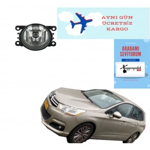 CİTROEN C4 ÖN SİS LAMBASI SİS FARI 2004--2011 SAĞ VE SOL UYUMLU 1 ADET