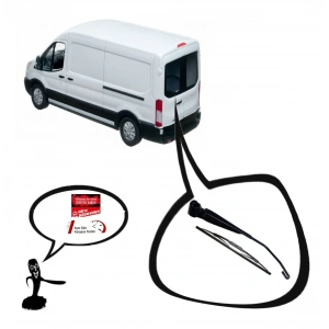 FORD TRANSİT V363 ARKA SİLECEK KOLU VE SÜPÜRGESİ 2014--2019 SOL